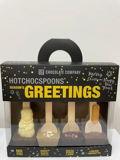 №1 TM LORD Набор шоколадных ложек «SEASON`S GREETINGS» (4 ложки по 50 гр), 200гр в Анапе