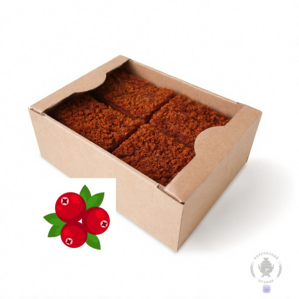 №3 Пряник 1кг с фруктовой начинкой Брусника в Анапе